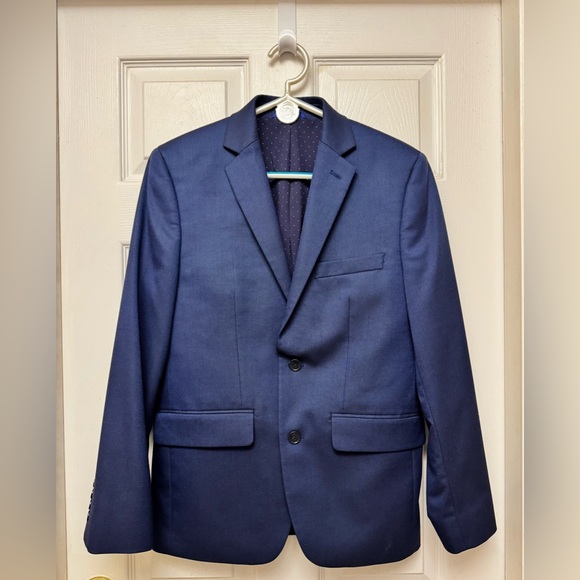 Men’s Navy Blue Apt. 9 Premier Flex Performance Slim Fit Suit Jacket 36S Worn 1x